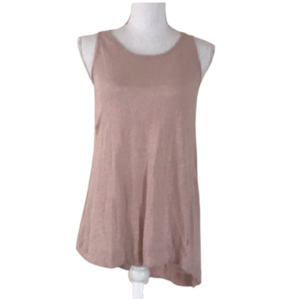 Cynthia Rowley pink top sleeveless women’s flowing